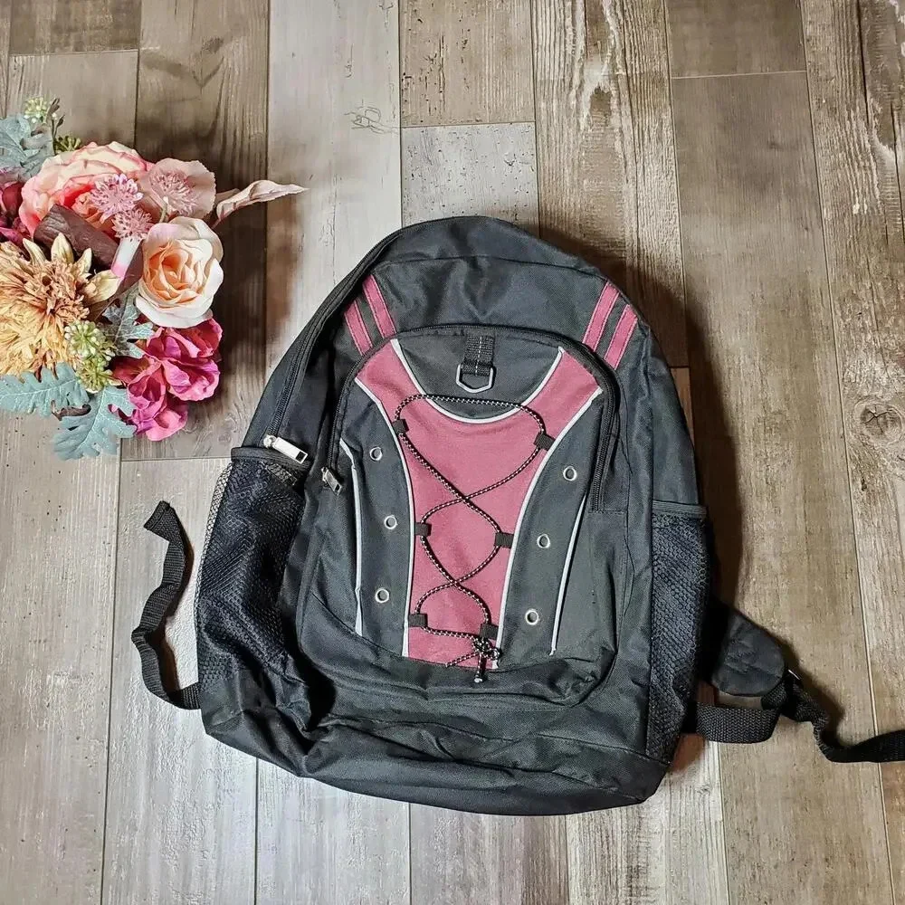 Burgundy and Black Backpack NWOT